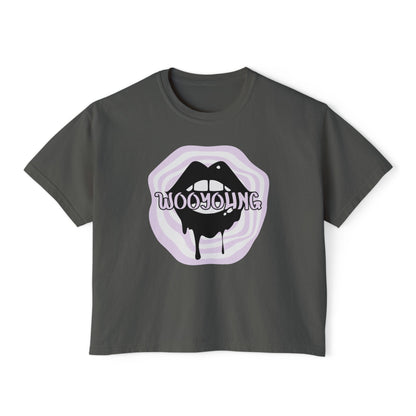 Ateez Wooyoung Boxy Tee Shirt Top / Kpop