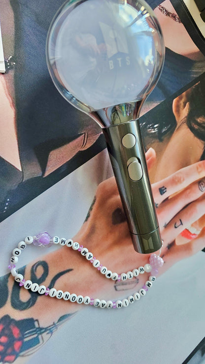 BTS Lightstick Lanyard/ Strap/ Phone Charm