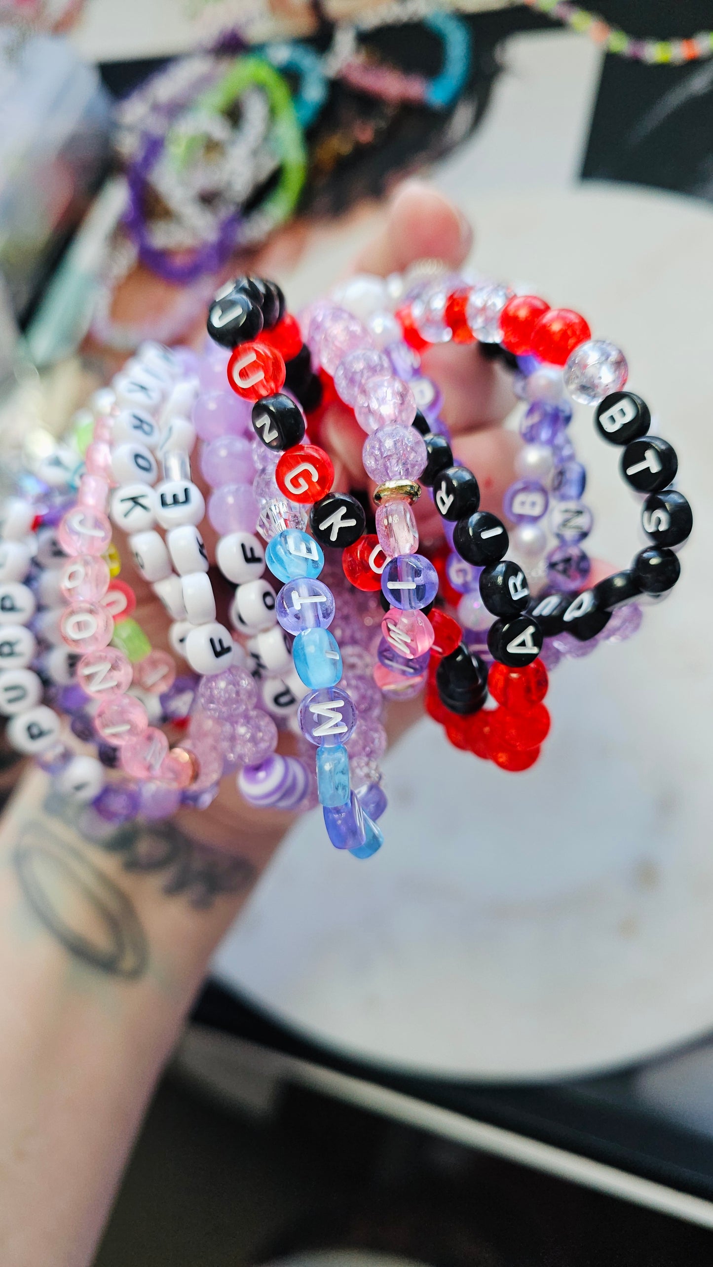 BTS Concert Bulk Bracelet Freebies