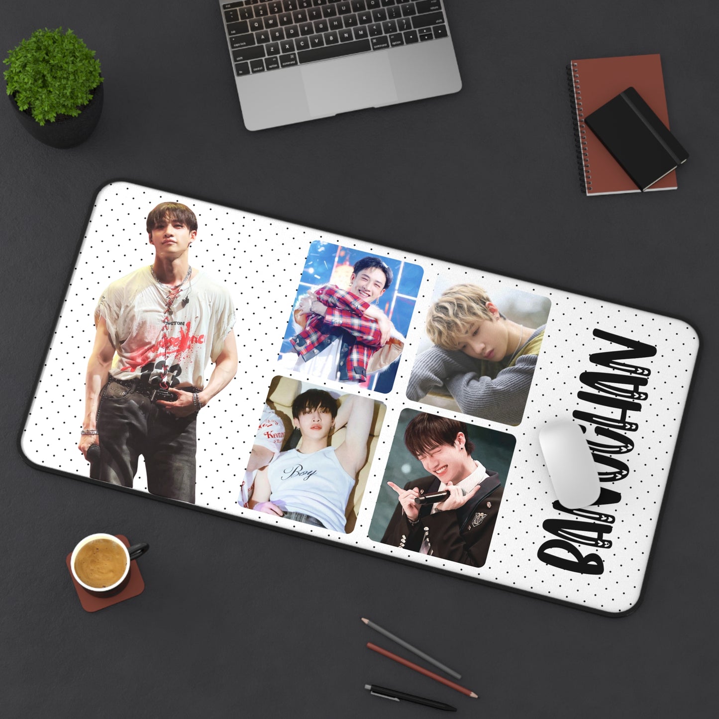 Stray Kids Bangchan Large Desk Mat / Kpop Office Decor