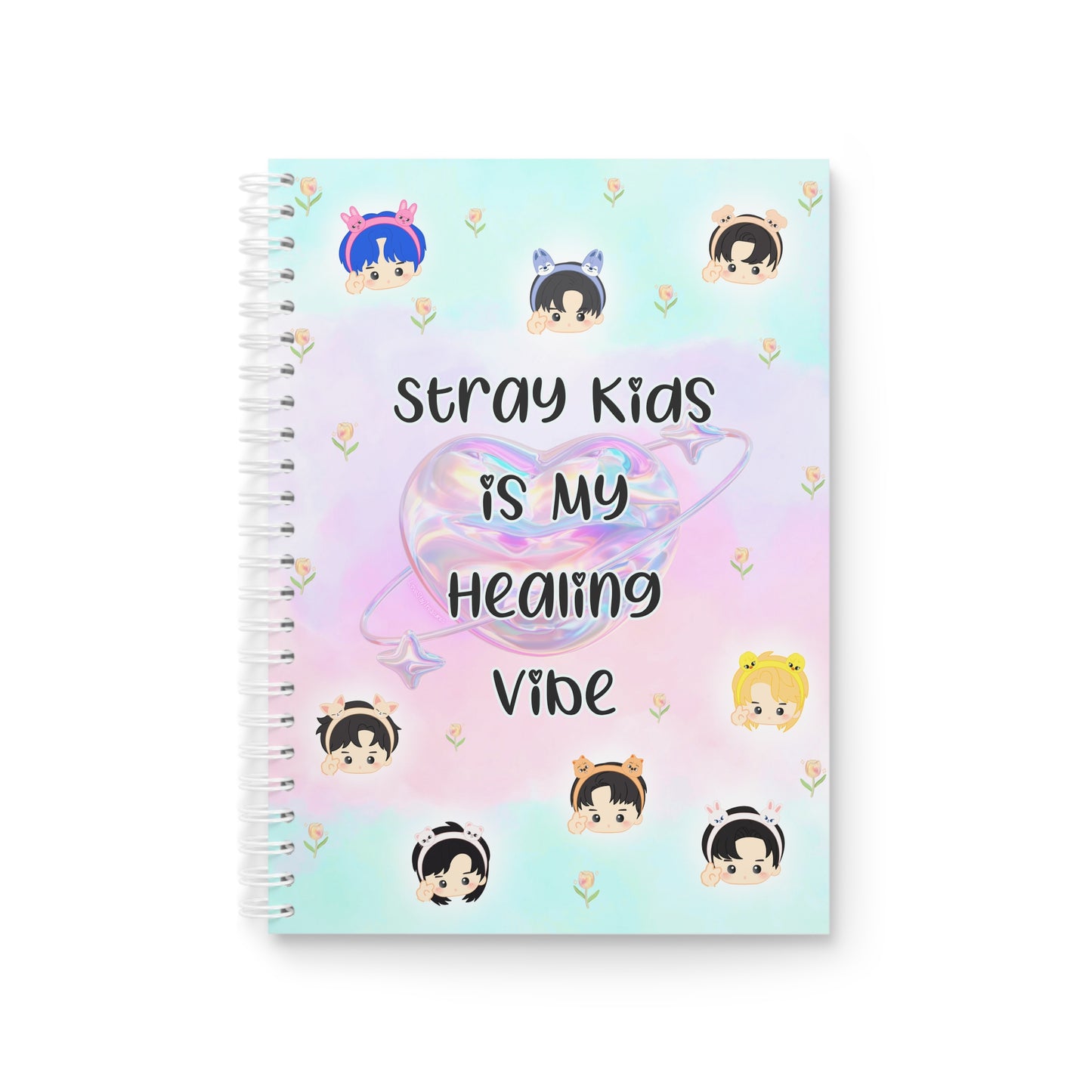 Stray Kids Skzoo Healing Vibe Spiral Notebook / Kpop LoveStayTreasures Design