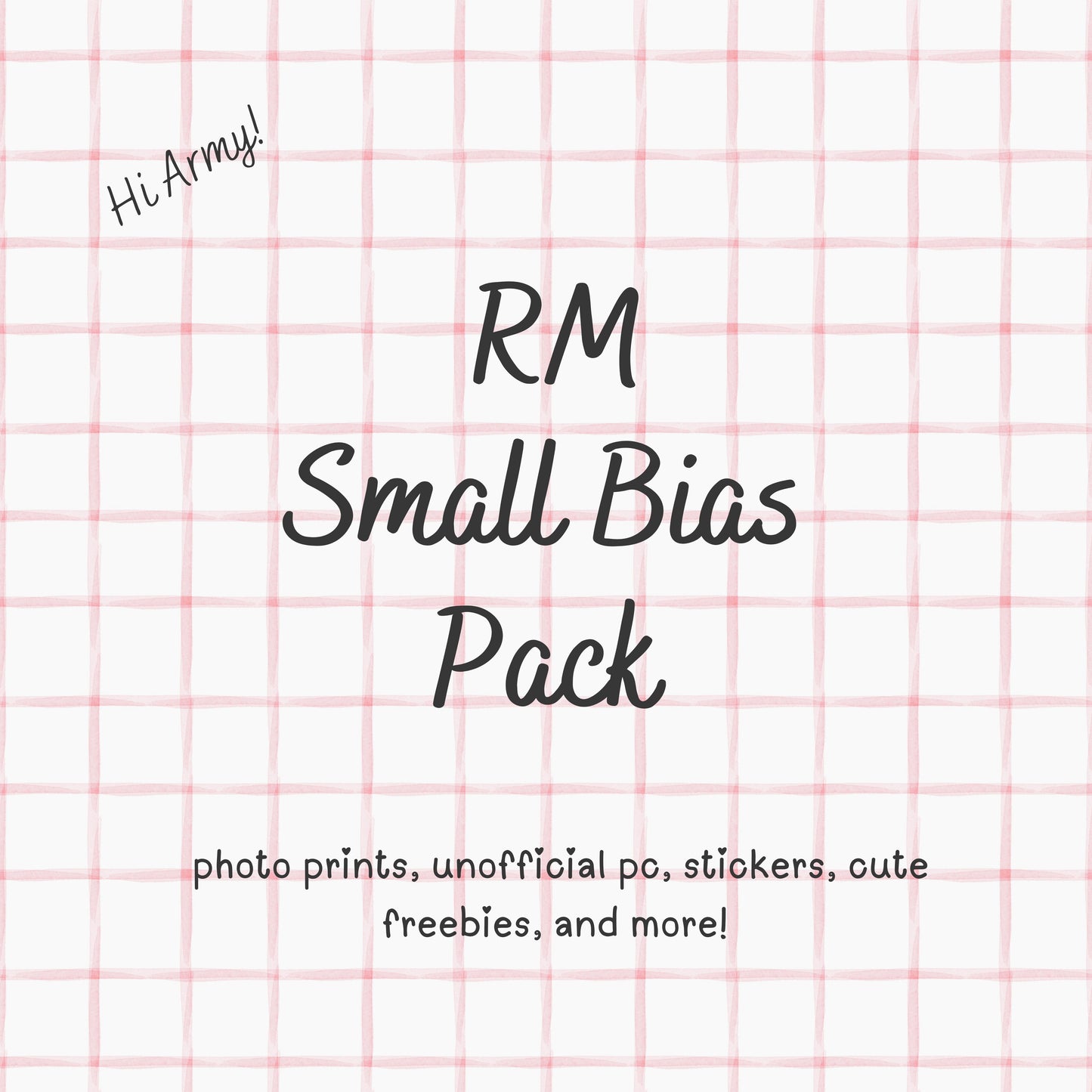 RM Namjoon SMALL BTS Bias Pack / Kpop Goodie Bag / Custom Handmade Keychain / Phone Charm/ LoveStayTreasures Handmade