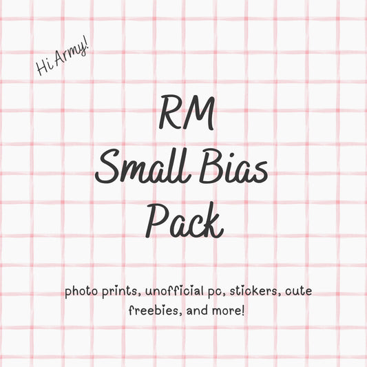 RM Namjoon SMALL BTS Bias Pack / Kpop Goodie Bag / Custom Handmade Keychain / Phone Charm/ LoveStayTreasures Handmade