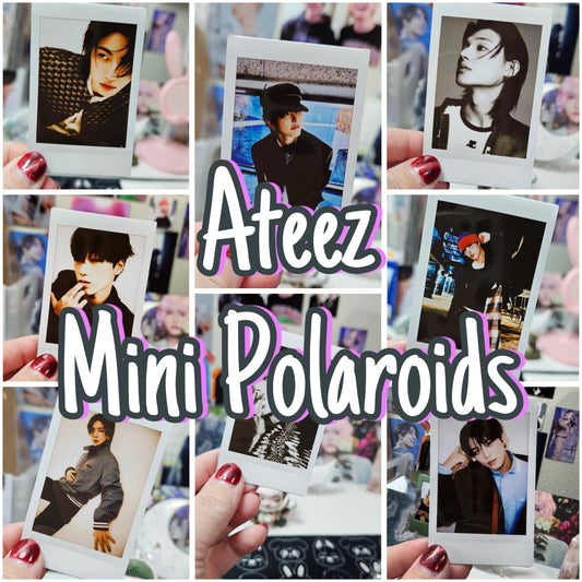 Ateez Mini Polaroid Prints / Kpop / LoveStayTreasures