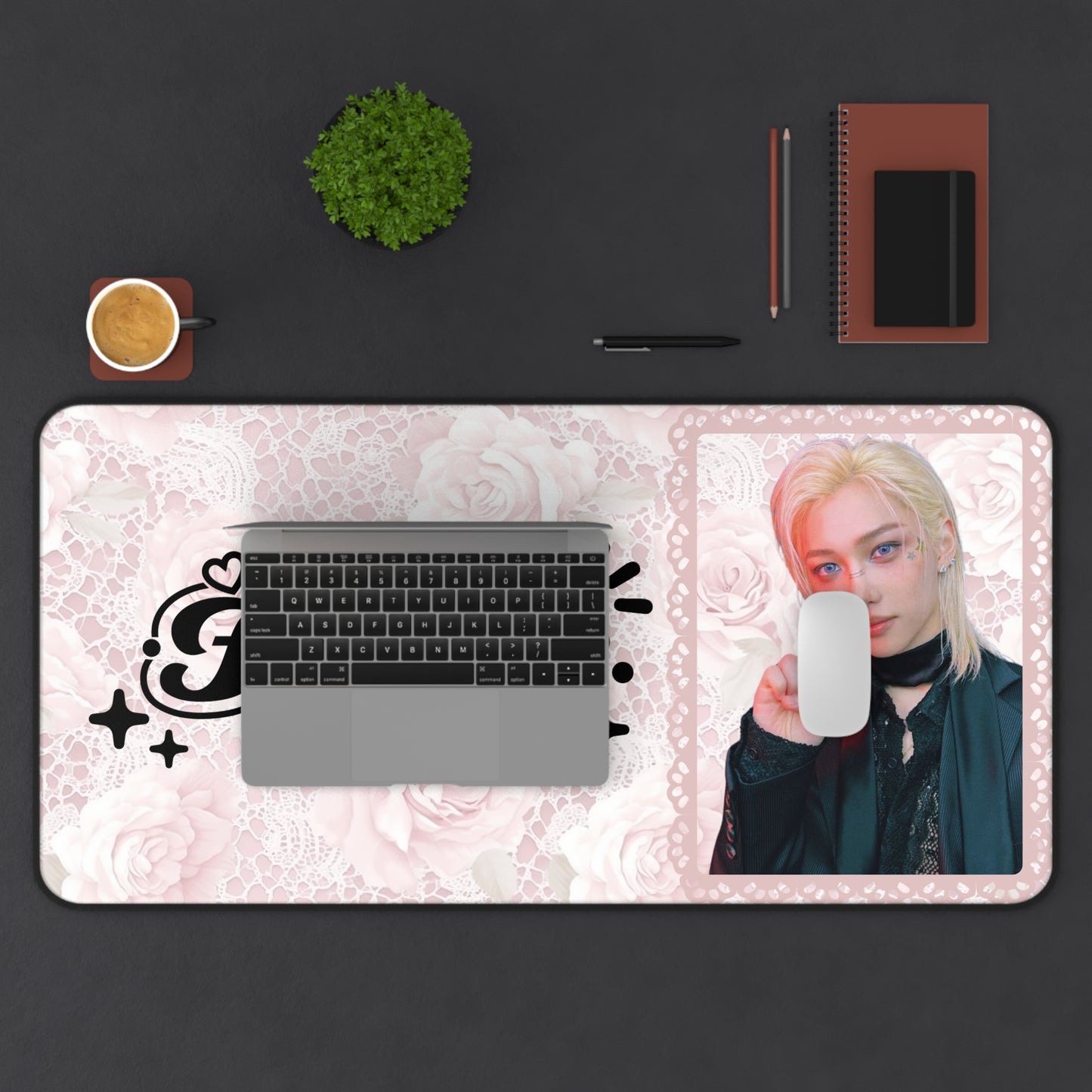 Stray Kids Felix Large Desk Mat / Kpop  Office Decor