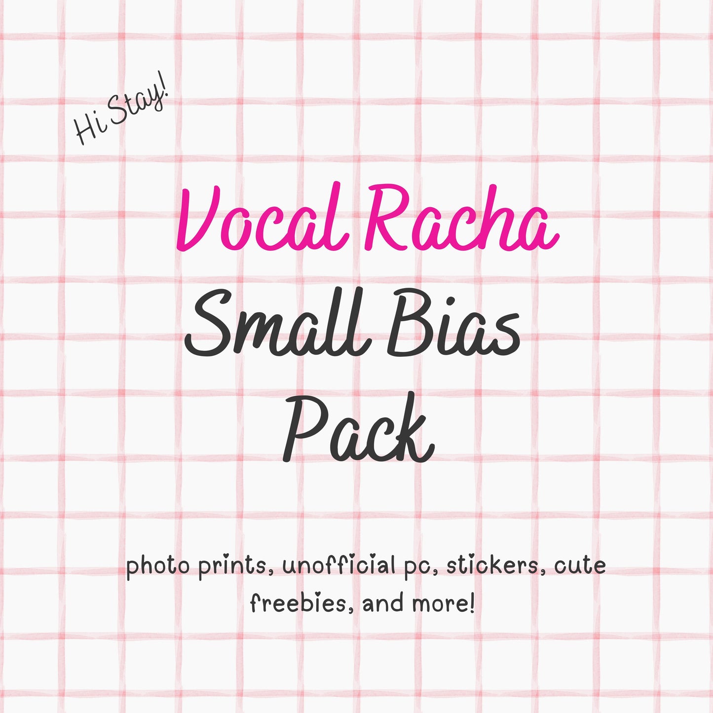 SMALL Vocal Racha Stray Kids Bias Pack / Kpop Goodie Bag / Custom Handmade Skz Keychain / Phone Charm/ LoveStayTreasures Handmade