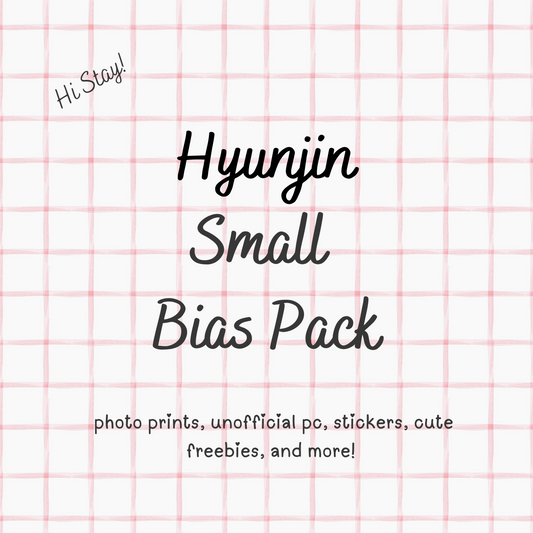 Hyunjin SMALL / Stray Kids Bias Pack / Kpop Goodie Bag / Custom Handmade Skz Keychain / Phone Charm/ LoveStayTreasures Handmade