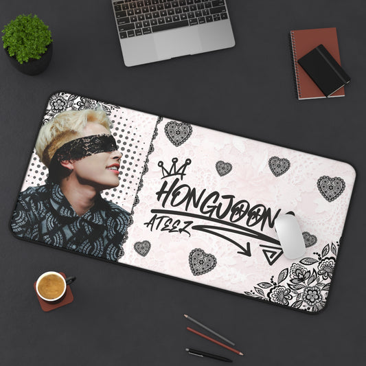 Ateez HongJoong Large Desk Mat / Kpop Office Decor