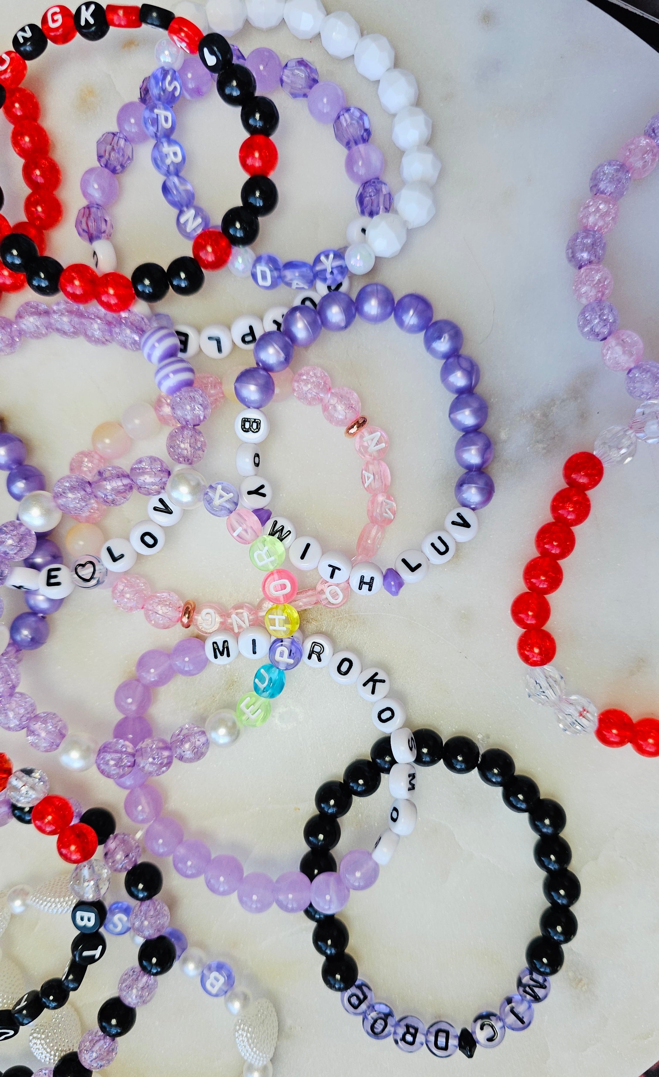 BTS Concert Bulk Bracelet Freebies – LoveStayTreasures