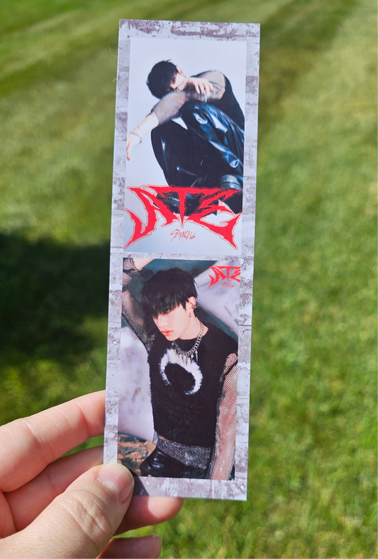 Stray Kids Bang Chan ATE / Back Lyric Laminated Bookmarks / Kpop / LoveStayTreasures Handmade Skz