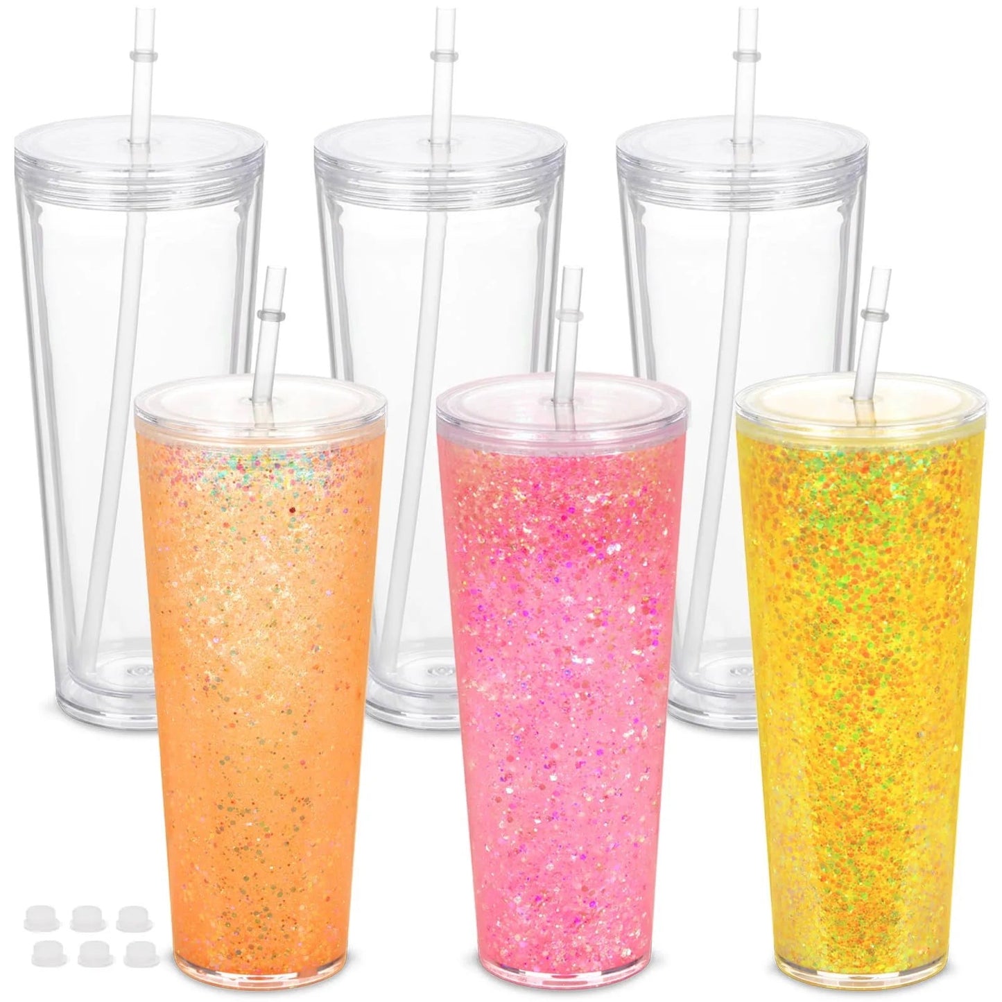 (Copy) Make on LIVE! 16oz Acrylic Snow Globe Glitter Tumbler