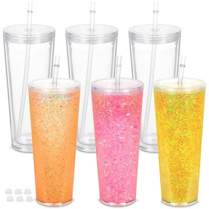 (Copy) Make on LIVE! 16oz Acrylic Snow Globe Glitter Tumbler