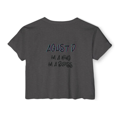 Women's AGUST D Festival Concert Crop Top / Kpop