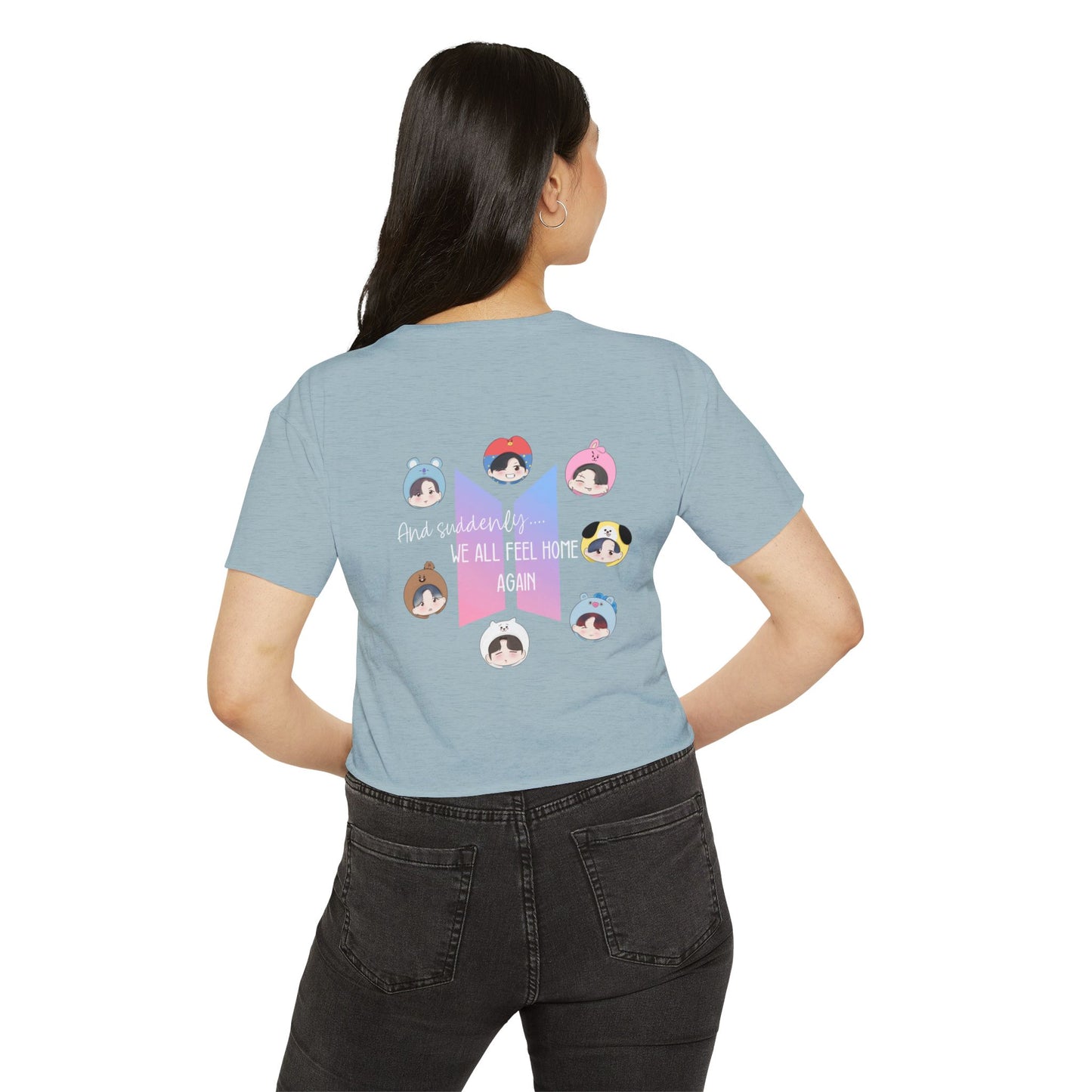 BTS Concert Crop Top T Shirt / Bangtan Apparel / BT21 / Kpop