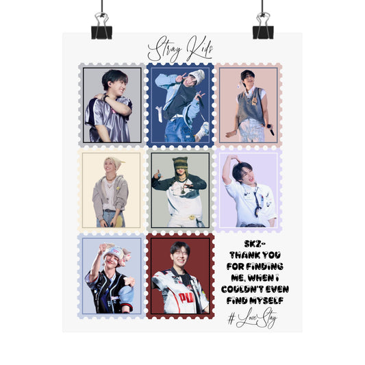 Stray Kids Saved Me Vertical Poster