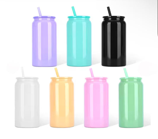 Stainless Steel Glossy Cup Tumbler 16 oz