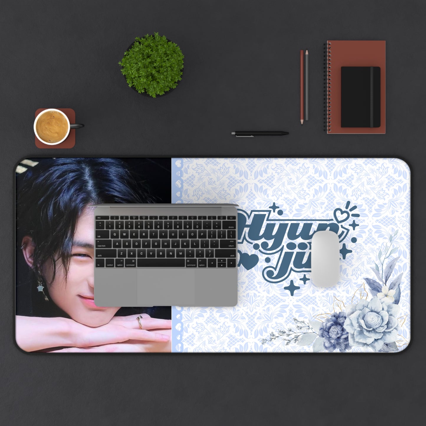 Stray Kids Hyunjin Large Desk Mat / Kpop Office Decor