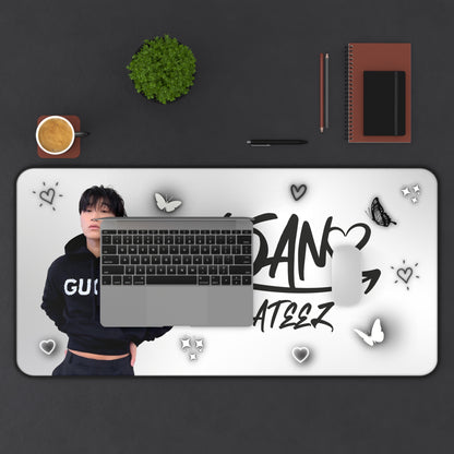 Ateez San Large Desk Mat / Kpop Office Decor