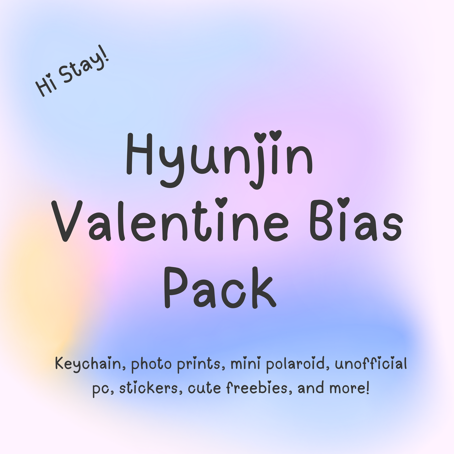 Valentine’s Day Themed Hyunjin Bias Pack