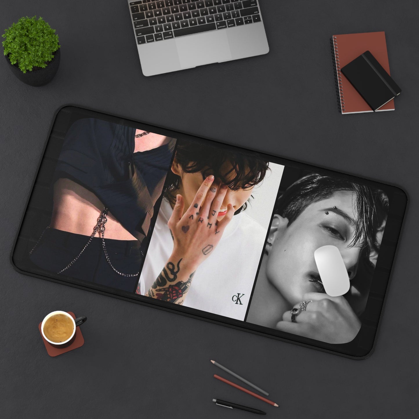 Jungkook BTS Large Desk Mat / Kpop Office Decor