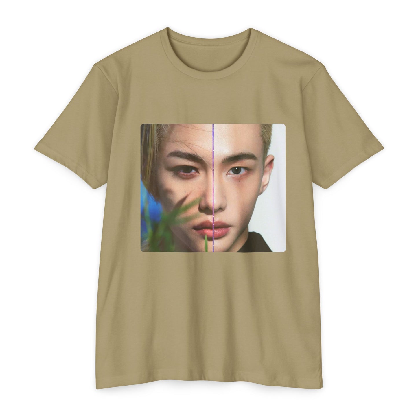 Stray Kids Hyunjin and Felix Lyrics and Face Photo Lightweight T-shirt / Unisex / Kpop