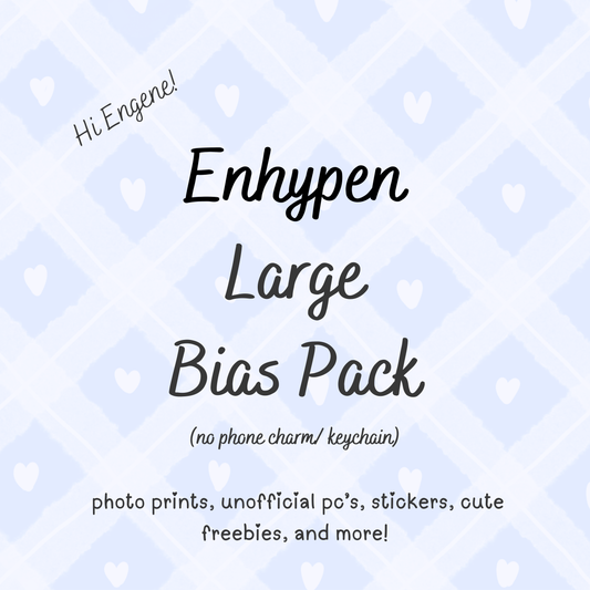 Enhypen Large Bias Pack / Kpop Goodie Bag (NO KEYCHAIN / PHONE CHARM) LoveStayTreasures Handmade
