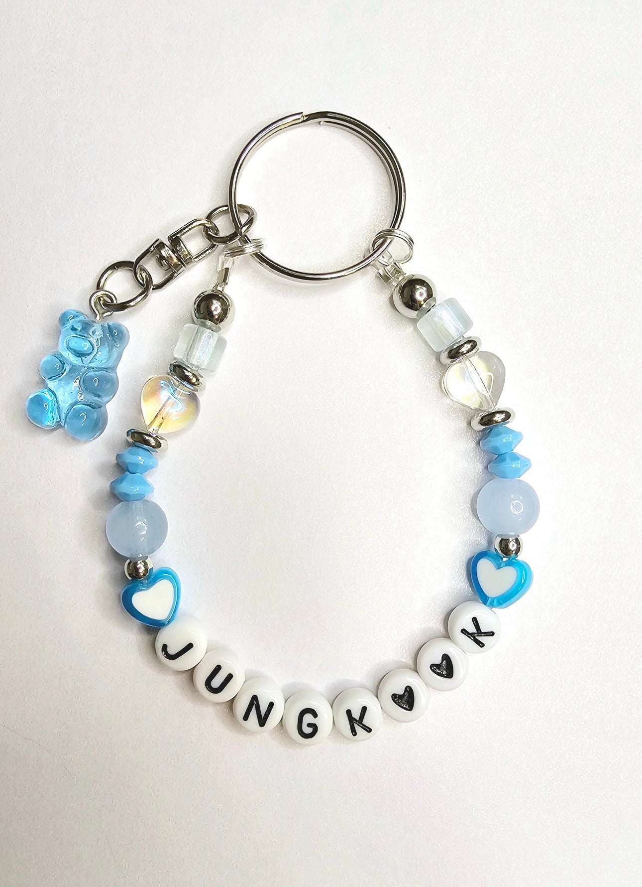 BTS Jungkook Blue Loop Keychain Gummy Bears