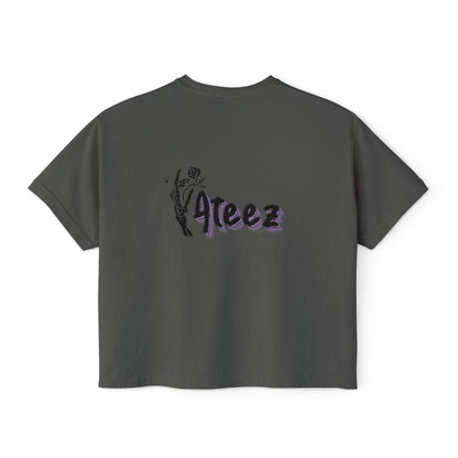 Ateez Wooyoung Boxy Tee Shirt Top / Kpop