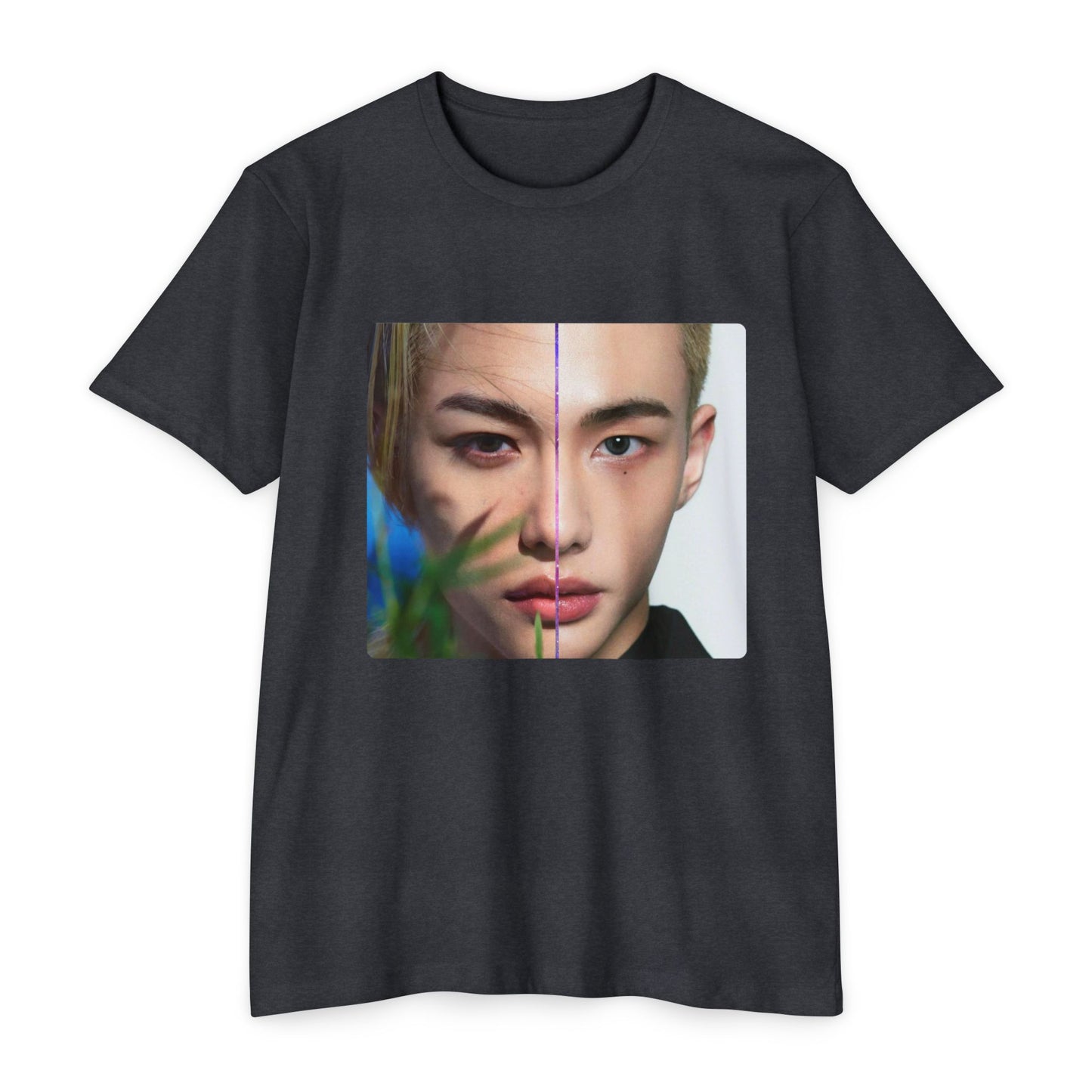 Stray Kids Hyunjin and Felix Lyrics and Face Photo Lightweight T-shirt / Unisex / Kpop