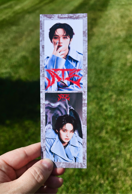 Stray Kids Lee Know ATE / Back Lyric Laminated Bookmarks / Kpop / LoveStayTreasures Handmade Skz