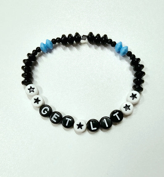 Get Lit Stray Kids Beaded Bracelet Stray Kids Handmade Merch