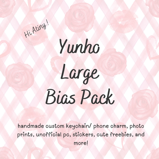 Yunho Large Ateez Bias Pack / Kpop Goodie Bag / Custom Keychain / Phone Charm/ LoveStayTreasures Handmade