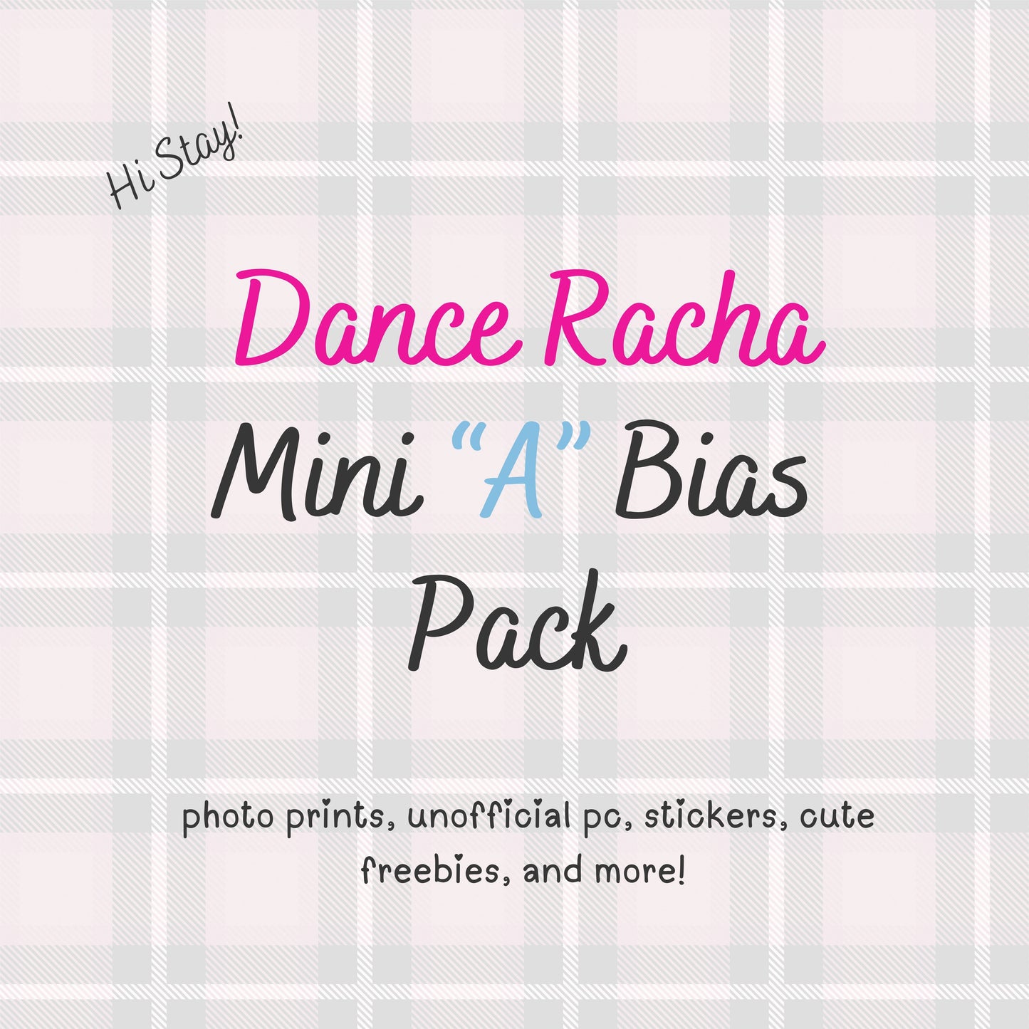 MINI "A" Dance Racha / Stray Kids Bias Pack / Kpop Goodie Bag / Custom Handmade Skz Keychain / Phone Charm/ LoveStayTreasures Handmade