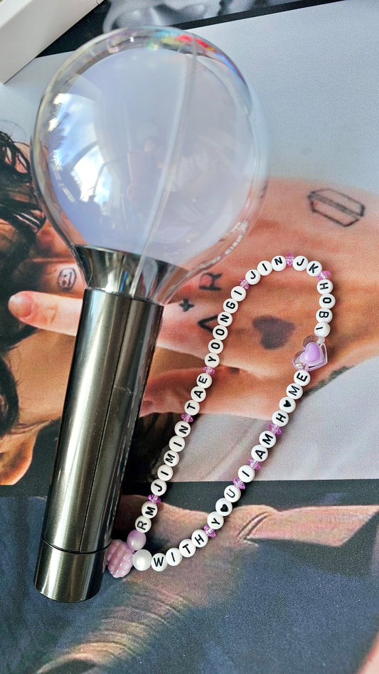 BTS Lightstick Lanyard/ Strap/ Phone Charm