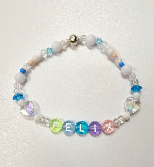 Felix Stray Kids Beaded Bracelet Multicolor