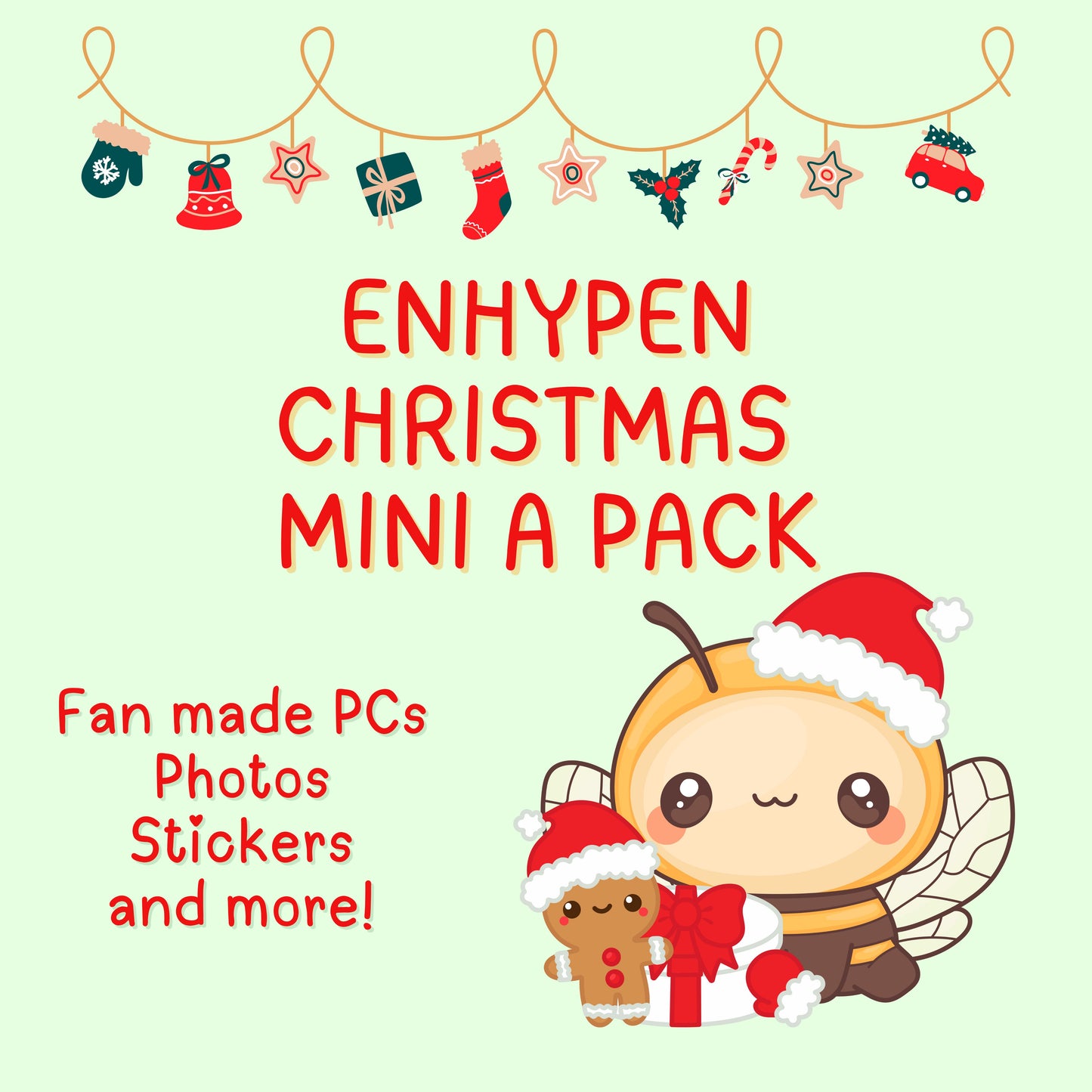 Enhypen CHRISTMAS GROUP Mini A Bias Pack / Kpop Goodie Bag