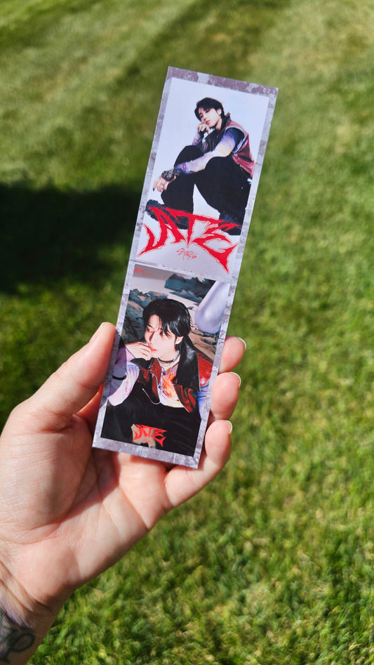 Stray Kids Han Jisung ATE / Back Lyric Laminated Bookmarks / Kpop / LoveStayTreasures Handmade Skz