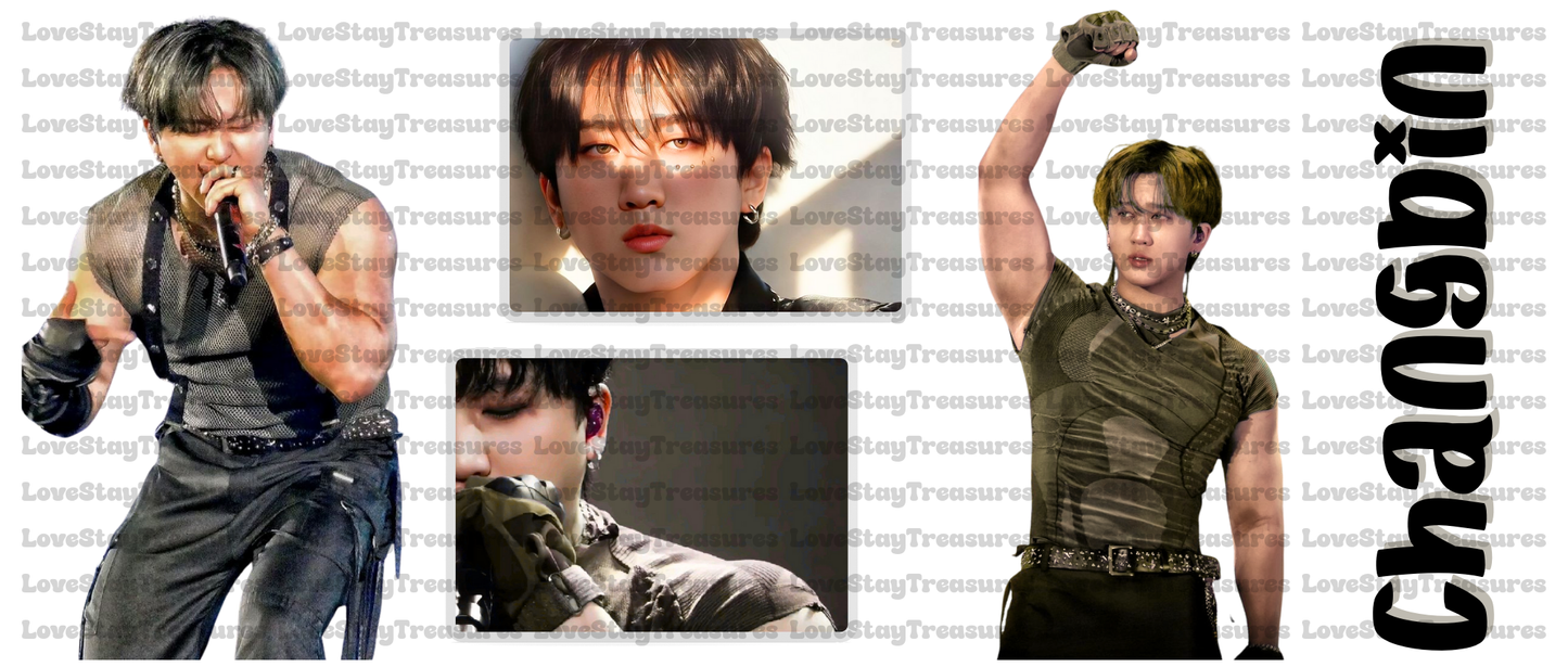 Stray Kids Changbin Decal 16 oz Cup Wrap / Tumbler / Snow Globe Decal