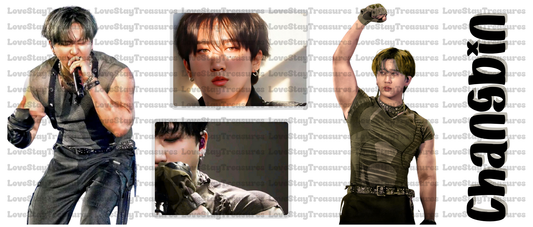 Stray Kids Changbin Decal 16 oz Cup Wrap / Tumbler / Snow Globe Decal