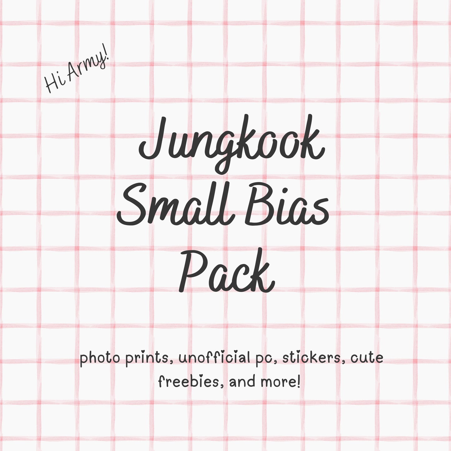 J Hope SMALL BTS Bias Pack / Kpop Goodie Bag / Custom Keychain / Phone Charm/ LoveStayTreasures Handmade