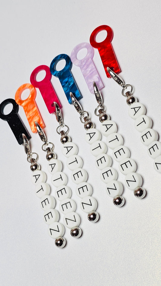 Ateez straw charms