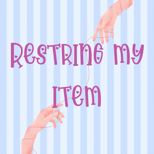 Restring my item!