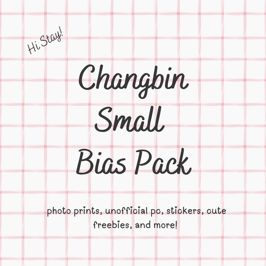 Changbin SMALL / Stray Kids Bias Pack / Kpop Goodie Bag / Custom Handmade Skz Keychain / Phone Charm/ LoveStayTreasures Handmade