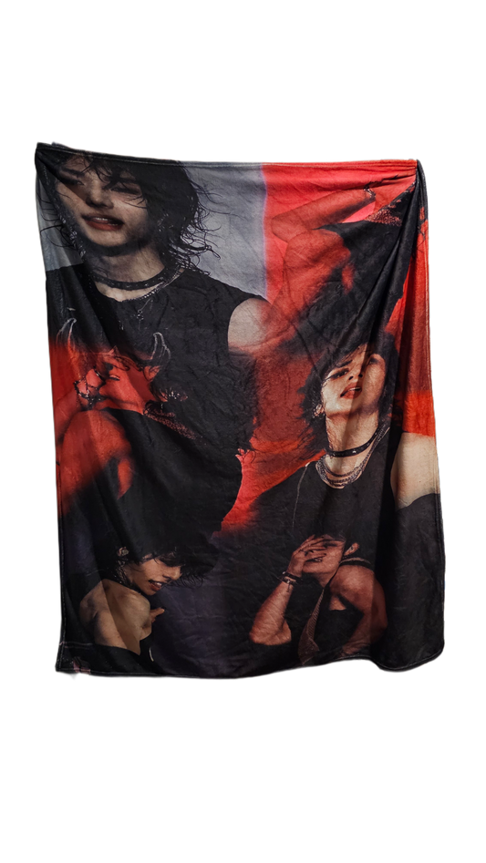 Stray Kids Hyunjin Large Blanket