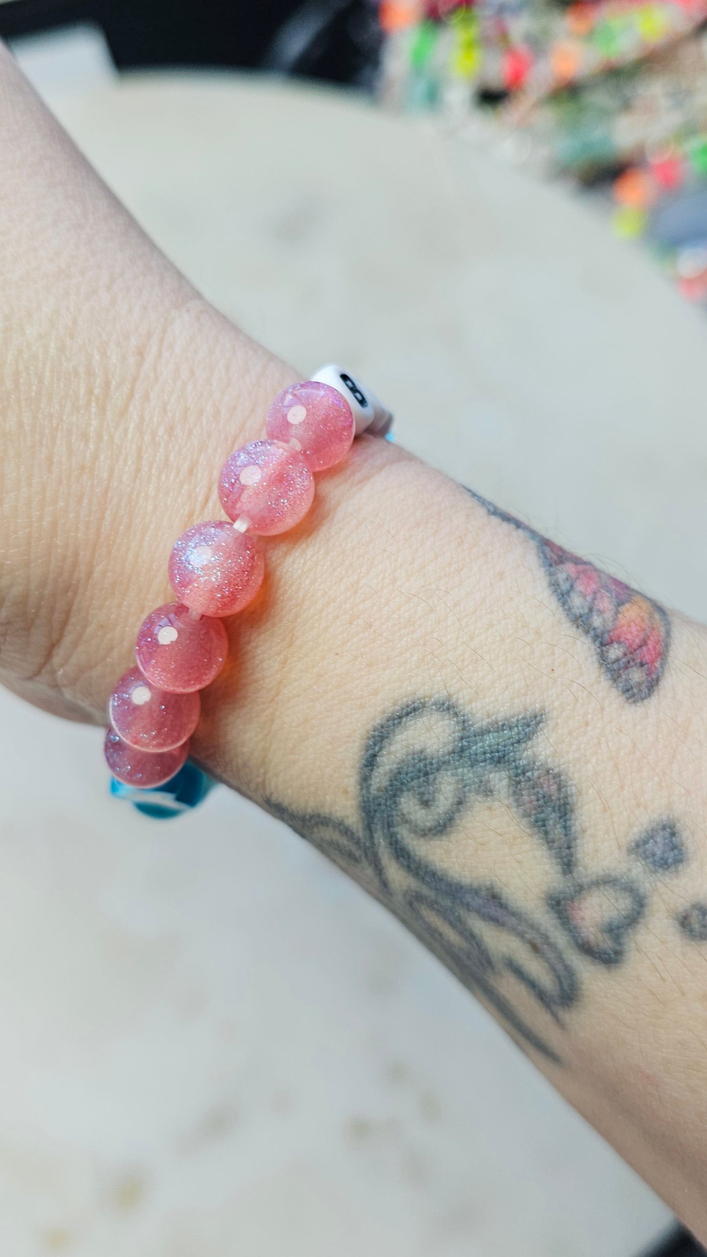 Kpop BTS Vegas Concert Arirang Tour Handmade Bracelet with Glitter Style Flashy Beads/ Kpop / LoveStayTreasures Handmade