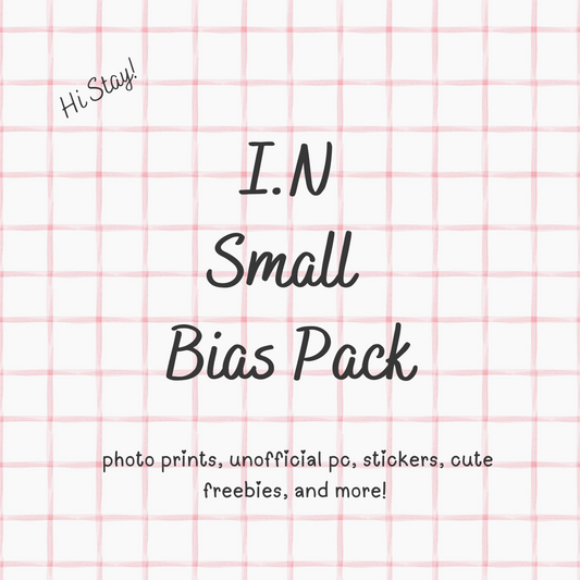 I.N Jeongin SMALL / Stray Kids Bias Pack / Kpop Goodie Bag / Custom Handmade Skz Keychain / Phone Charm/ LoveStayTreasures Handmade