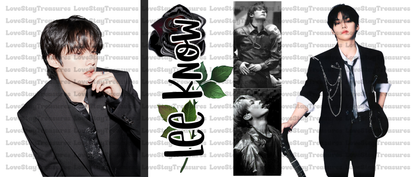 Stray Kids Lee Know 16 oz Cup Wrap / Tumbler / Snow Globe Decal