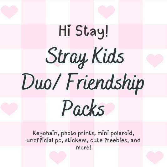 Stray Kids Friendship Bias Pack/Kpop Goodie Bag / Custom Skz Keychain / Phone Charm/ LoveStayTreasures Handmade