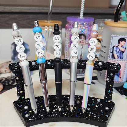 SKZ Silicone Beaded Pen | Stray Kids K-Pop Merch, Cute Fan Pen for Writing, Journaling & Bias Notes and Stray Kids Bias Doodles 🙌🏼
