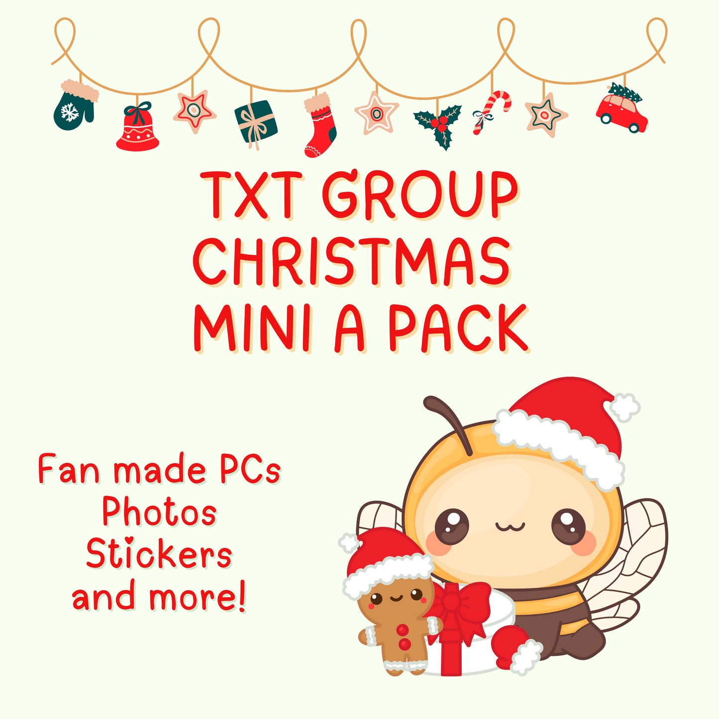 TXT CHRISTMAS GROUP Mini A Bias Pack / Kpop Goodie Bag